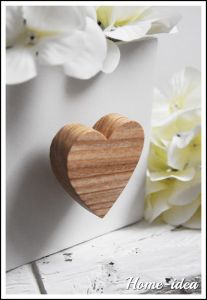galka serce z drewna